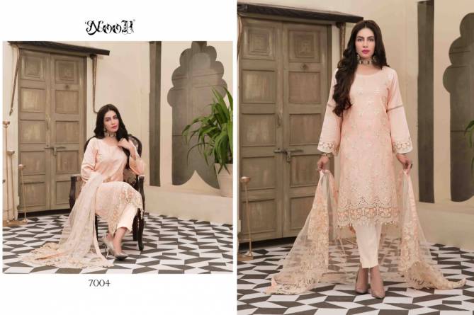 Noor Tawakkal  Latest Fancy  Designer  Casual Wear Printed Pure Cotton  Dress Materials Pakistani Eid Collection